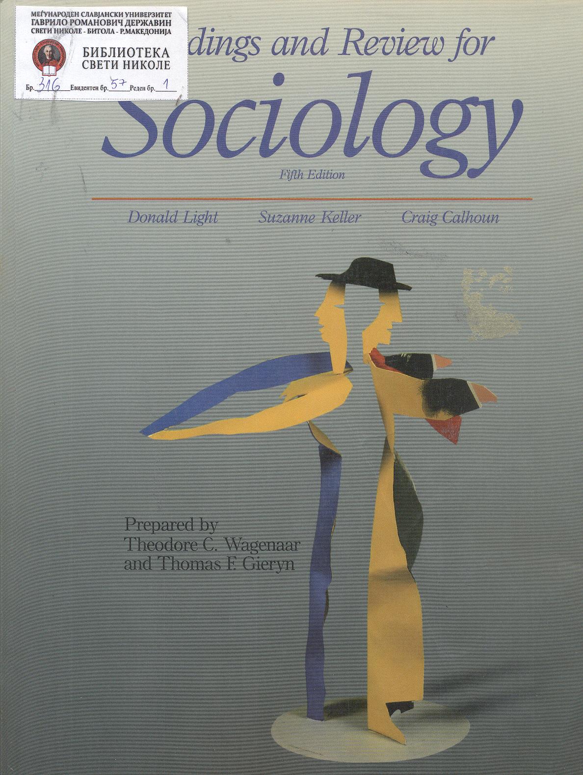 Reading and review for sociology