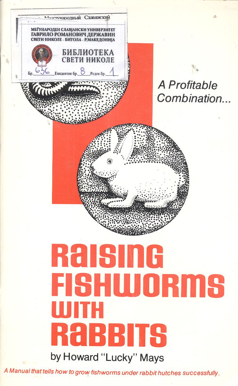 Raising fishworms with rabbits