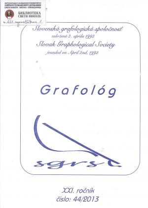 Grafolog