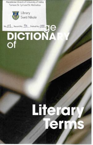 The Routledge Dictionary of Literary Terms